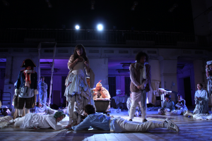 Theatre performance: Marat/Sade. Client: Akanda